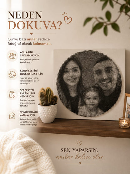 Dokuva  String Art – Kendin Yap Tablo Kiti