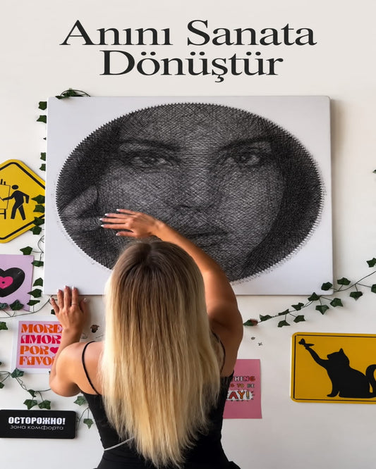Dokuva  String Art – Kendin Yap Tablo Kiti